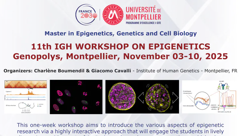 11th IGH WORKSHOP ON EPIGENETICS!